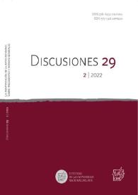 Discusiones. Núm. 29.2, 2022 | Biblioteca Virtual Miguel de Cervantes