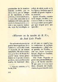 "Miserere en la tumba de R. N.", de José Luis Prado  / L. de L. | Biblioteca Virtual Miguel de Cervantes