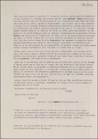 Transcripción de Carta de Miguel Hernández a Carmen Conde y Antonio Oliver Belmás. [Madrid, 1935?] | Biblioteca Virtual Miguel de Cervantes