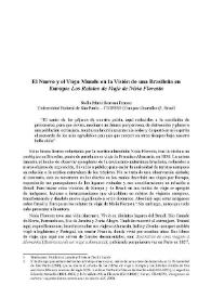 El nuevo y el viejo mundo en la visión de una brasileña en Europa: "Los relatos de viaje de Nísia Floresta" / Stella Maris Scatena Franco | Biblioteca Virtual Miguel de Cervantes