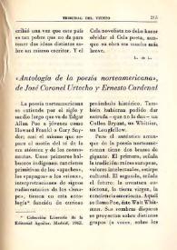 "Antología de la poesía norteamericana", de José Coronel Urtecho y Ernesto Cardenal / L. de L. | Biblioteca Virtual Miguel de Cervantes