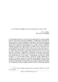 La novela áurea ante el Siglo de las Luces  / J. A. Garrido Ardila | Biblioteca Virtual Miguel de Cervantes