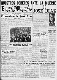 España popular : semanario al servicio del pueblo español. Año III, núm. 89, 10 de abril de 1942 | Biblioteca Virtual Miguel de Cervantes