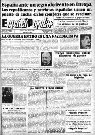 España popular : semanario al servicio del pueblo español. Año III, núm. 98, 29 de agosto de 1942 | Biblioteca Virtual Miguel de Cervantes