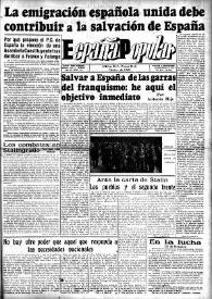 España popular : semanario al servicio del pueblo español. Año III, núm. 104, 16 de octubre de 1942 | Biblioteca Virtual Miguel de Cervantes