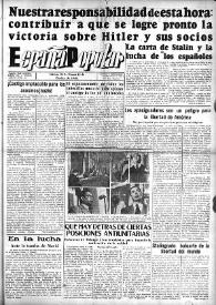 España popular : semanario al servicio del pueblo español. Año III, núm. 105, 23 de octubre de 1942 | Biblioteca Virtual Miguel de Cervantes