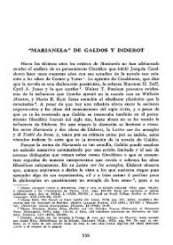 "Marianela" de Galdós y Diderot / Marie A. Wellington | Biblioteca Virtual Miguel de Cervantes