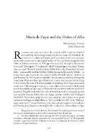 María de Zayas and the Dukes of Alba / Margaret Greer | Biblioteca Virtual Miguel de Cervantes