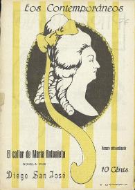 El collar de María Antonieta / novela por Diego San José | Biblioteca Virtual Miguel de Cervantes