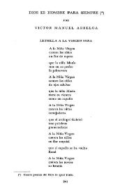 Dios es hombre para siempre  / por Víctor Manuel Arbeloa | Biblioteca Virtual Miguel de Cervantes