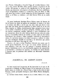 "Calígula" de Albert Camus / Pablo Iborra | Biblioteca Virtual Miguel de Cervantes