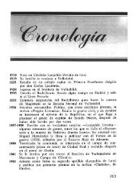 Leopoldo de Luis : cronología / Concha Zardoya | Biblioteca Virtual Miguel de Cervantes