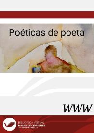 Poéticas de poeta / directora Rocío Badía Fumaz | Biblioteca Virtual Miguel de Cervantes