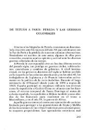 De Tetuán a París. Pereda y las guerras coloniales  / Salvador García Castañeda   | Biblioteca Virtual Miguel de Cervantes