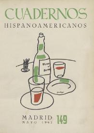 Cuadernos Hispanoamericanos. Núm. 149, mayo 1962 | Biblioteca Virtual Miguel de Cervantes