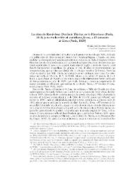 La obra de René-Jean Durdent "Thérèsa, ou la Péruvienne" (Paris, 1818) y su traducción al castellano, "Teresa, o El terremoto de Lima" (París, 1829) / María José Alonso Seoane | Biblioteca Virtual Miguel de Cervantes