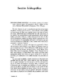 Dolores Gómez Molleda: "El socialismo español y los intelectuales. Cartas de líderes del movimiento obrero a Miguel de Unamuno". Ediciones Universidad de Salamanca, 1980, 550 págs. [Reseña] / Ángel Gómez Pérez | Biblioteca Virtual Miguel de Cervantes