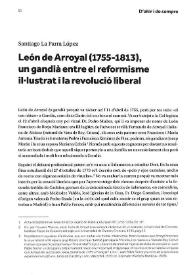 León de Arroyal (1755-1813), un gandià entre el reformisme il·lustrat i la revolució liberal  / Santiago La Parra López | Biblioteca Virtual Miguel de Cervantes