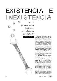 Existencia e inexistencia de las generaciones teatrales en la España del siglo XX   / María José Ragué  | Biblioteca Virtual Miguel de Cervantes