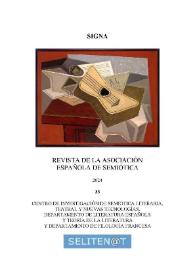 Signa : revista de la Asociación Española de Semiótica. Núm. 33, 2024 | Biblioteca Virtual Miguel de Cervantes