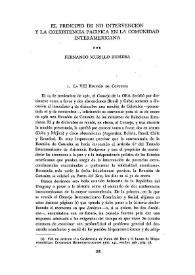 El principio de no intervención y la coexistencia pacífica en la comunidad interamericana  / por Fernando Murillo Rubiera | Biblioteca Virtual Miguel de Cervantes