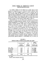 Nota sobre el Mercado Común Centroamericano  / por Manuel Doce Toymil | Biblioteca Virtual Miguel de Cervantes