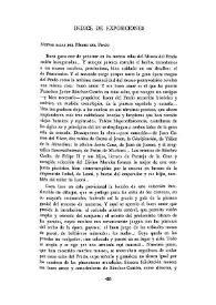 Cuadernos Hispanoamericanos, núm. 150 (junio 1962). Índice de exposiciones    / Manuel Sánchez Camargo | Biblioteca Virtual Miguel de Cervantes