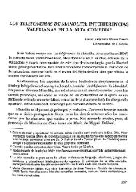 "Los telefonemas de Manolita": interferencias valerianas en la alta comedia  / Laura Aránzazu Ponce García | Biblioteca Virtual Miguel de Cervantes