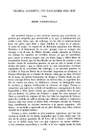 Gloria Alcorta, un faulkner del Sur  / por Hebe Campanella | Biblioteca Virtual Miguel de Cervantes