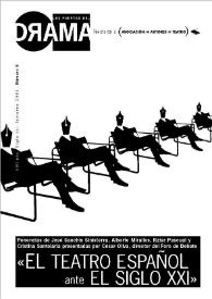 Las puertas del drama : Revista de la Asociación de Autores de Teatro. Núm. 5, 2001 | Biblioteca Virtual Miguel de Cervantes