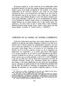 Aspectos de la poesía de Miguel Labordeta  / Rafael Ballesteros | Biblioteca Virtual Miguel de Cervantes