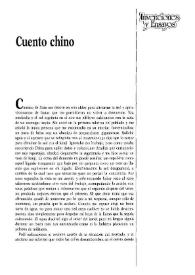 Cuento chino   / Juan Bonilla Gago  | Biblioteca Virtual Miguel de Cervantes