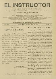 El Instructor : Periódico científico y literario consagrado á la difusión de las Ciencias Agrícolas y sus ramos anexos. Año XIII, núm. 2, junio de 1896 | Biblioteca Virtual Miguel de Cervantes