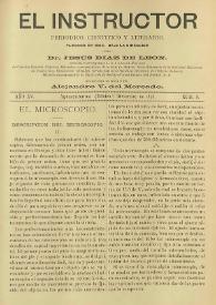 El Instructor : Periódico científico y literario consagrado á la difusión de las Ciencias Agrícolas y sus ramos anexos. Año XV, núm. 8, diciembre de 1898 | Biblioteca Virtual Miguel de Cervantes