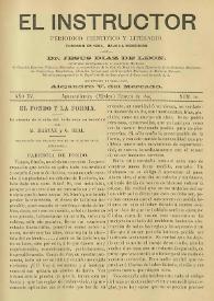 El Instructor : Periódico científico y literario consagrado á la difusión de las Ciencias Agrícolas y sus ramos anexos. Año XV, núm. 10, febrero de 1899 | Biblioteca Virtual Miguel de Cervantes