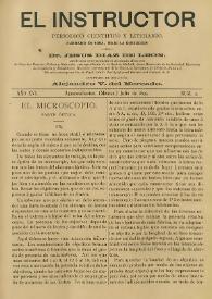 El Instructor : Periódico científico y literario consagrado á la difusión de las Ciencias Agrícolas y sus ramos anexos. Año XVI, núm. 3, julio de 1899 | Biblioteca Virtual Miguel de Cervantes