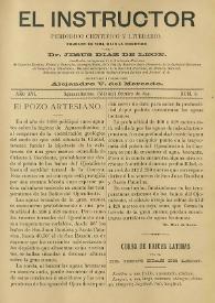 El Instructor : Periódico científico y literario consagrado á la difusión de las Ciencias Agrícolas y sus ramos anexos. Año XVI, núm. 6, octubre de 1899 | Biblioteca Virtual Miguel de Cervantes