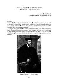 Carlos V. Precursor de la globalización y defensor de la mundialización / Lorenzo L. Padilla Mellado | Biblioteca Virtual Miguel de Cervantes