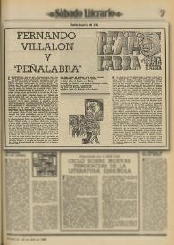 Fernando Villalón y "Peñalabra"

 / escribe Leopoldo de Luis  | Biblioteca Virtual Miguel de Cervantes