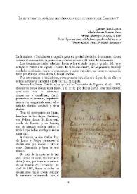 La intitulatio, análisis histórico en un documento de Carolus V / Carmen Juan Lovera, María Teresa Murcia Cano | Biblioteca Virtual Miguel de Cervantes