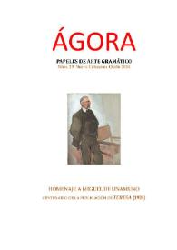 Ágora: papeles de arte gramático. Núm. 29, otoño 2024 | Biblioteca Virtual Miguel de Cervantes