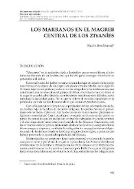 Los marranos en el Magreb central de los ziyaníes  / Nacira Bendimerad | Biblioteca Virtual Miguel de Cervantes