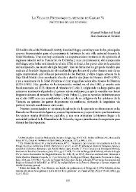 La Villa de Priego bajo el reinado de Carlos V: protestas de los vecinos / Manuel Peláez del Rosal | Biblioteca Virtual Miguel de Cervantes