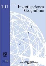 Investigaciones Geográficas [Instituto de Geografía. UNAM]. Núm. 101, abril 2020 | Biblioteca Virtual Miguel de Cervantes