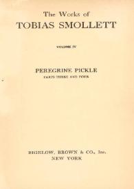 The works of Tobias Smollet. Volume IV / [edited by George Saintsbury] | Biblioteca Virtual Miguel de Cervantes