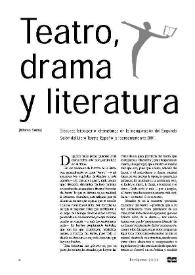 Teatro, drama y literatura  / Alfonso Sastre  | Biblioteca Virtual Miguel de Cervantes