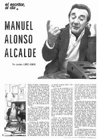 El escritor al día. Manuel Alonso Alcalde / por Jacinto López Gorgé | Biblioteca Virtual Miguel de Cervantes