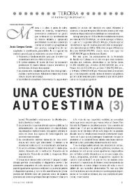 Una cuestión de autoestima (3)  / Jesús Campos García  | Biblioteca Virtual Miguel de Cervantes