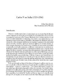 Carlos V en Italia (1529-1530) / Felipe Ruiz Martín | Biblioteca Virtual Miguel de Cervantes