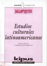 Kipus: Revista Andina de Letras y Estudios Culturales. Núm. 9, 1998 | Biblioteca Virtual Miguel de Cervantes